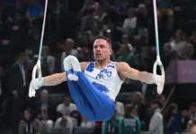 Πετρούνιας: Πέρασε πρώτος στον τελικό των κρίκων στο Παγκόσμιο Κύπελλο του Μπακού