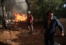 Κατεσβέσθη πυρκαγιά σε μηχάνημα έργου στον δήμο Αριστοτέλη Χαλκιδικής