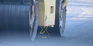 Εργασίες ασφαλτόστρωσης στην Ε.Ο. 16 Θεσσαλονίκης-Γαλάτιστας-Αρναίας-Παλαιοχωρίου από την Περιφέρεια Κεντρικής Μακεδονίας