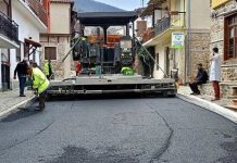 Πλήρης ανακατασκευή του κεντρικού οδικού άξονα της Αρναίας μετά την ολοκλήρωση του νέου αποχετευτικού δικτύου