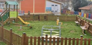 Καινούργια παιδική χαρά στο νηπιαγωγείο του Παλαιοχωρίου