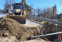 Πολύγυρος: Επισκευή αγωγού στην περιοχή του Δασαρχείου